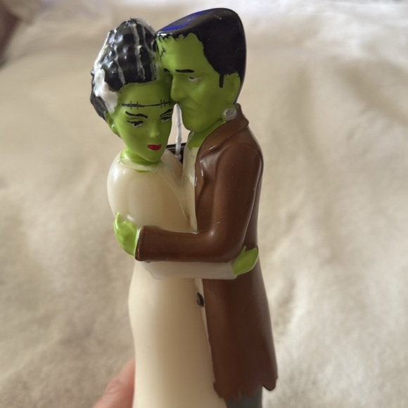Frankenstein and Bride Candle - Picture 6 of 7